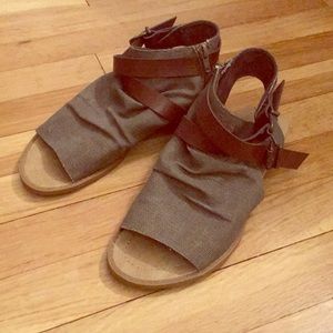 Blowfish “boot” cut out sandals